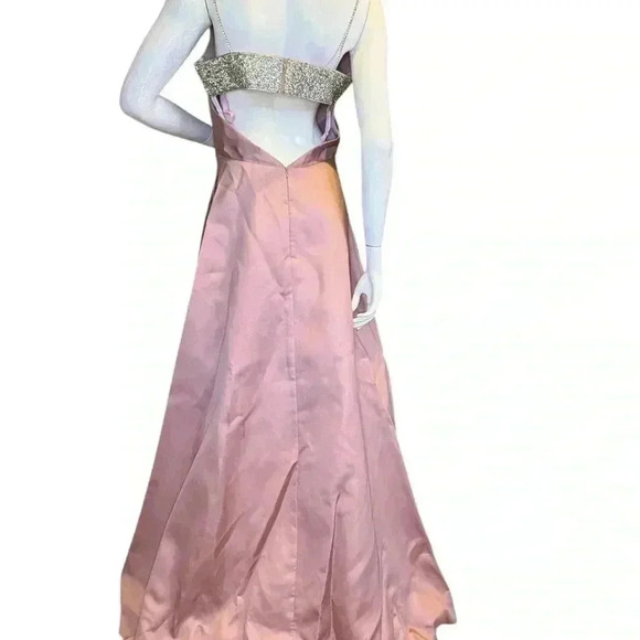 Pink By Alexia Designs Ball Gow Backless Ptom Dress Size 12. - Picture 10 of 15